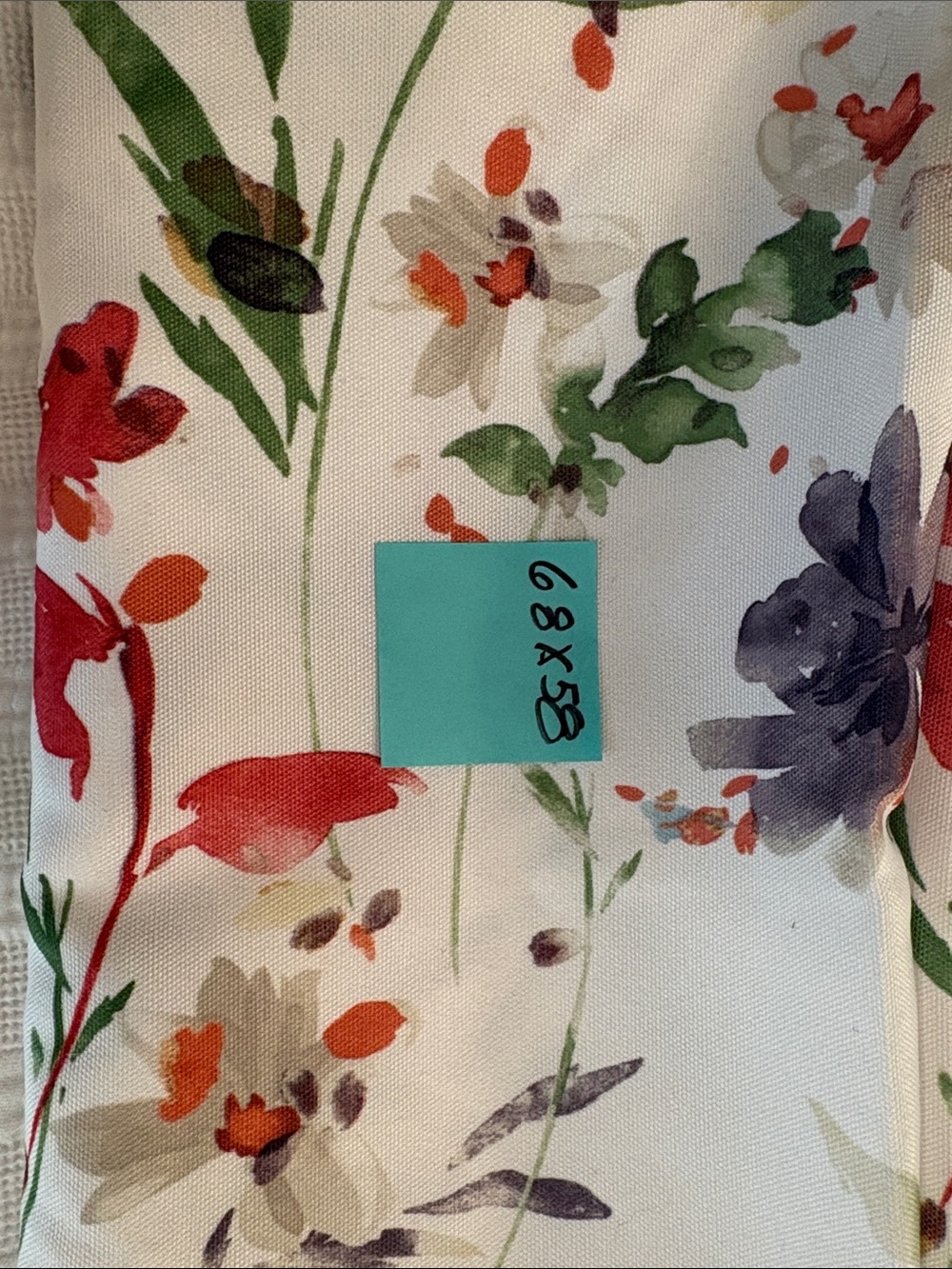 Watercolor Oblong Tablecloth